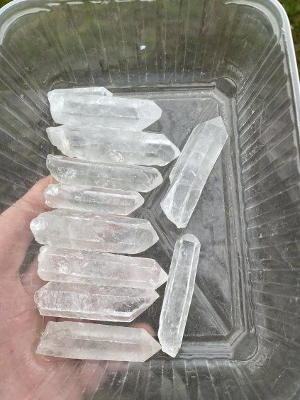 Křišťál krystal sada 10ks