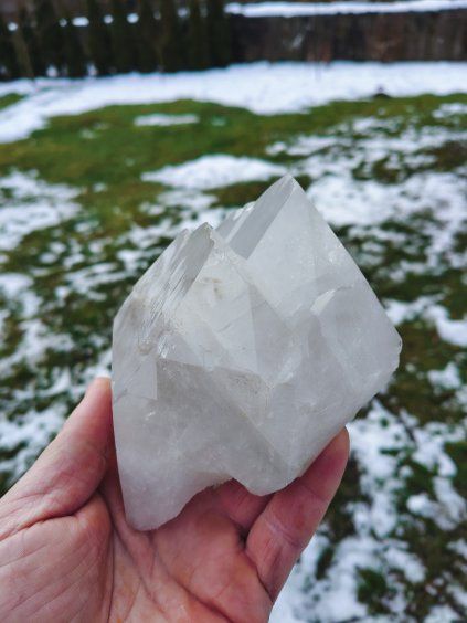 Křišťál krystal oboustranný