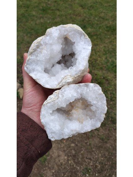 Křišťál Geoda pár