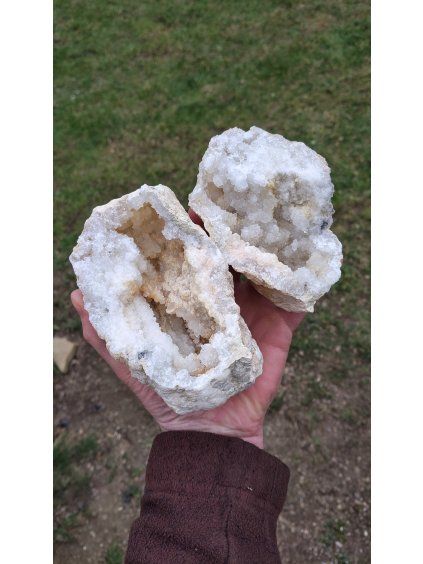 Křišťál Geoda pár