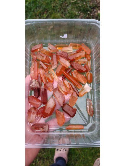 Křišťál Tangerin sada  50ks