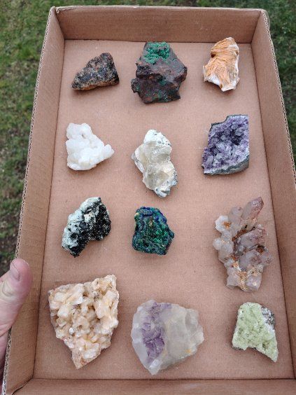 Sada mix minerálů 12ks