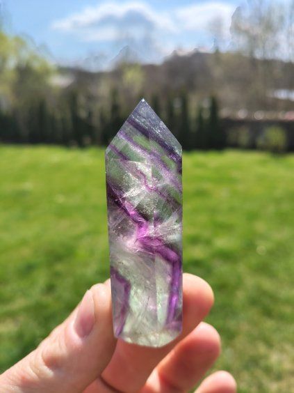 Obelisk Fluorit