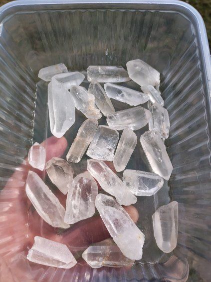 Křišťál krystal sada 25ks