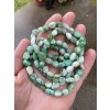 Chryzopras náramek valounky tromlované