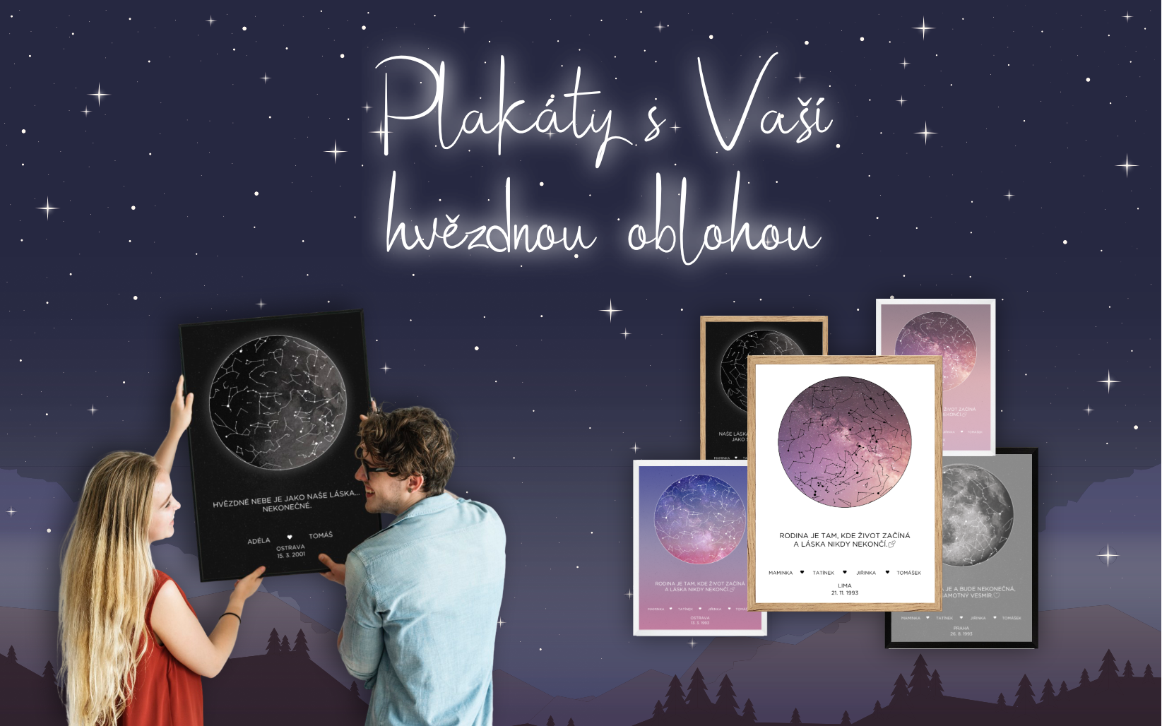 Hvězdná obloha - krásný dárek k výročí