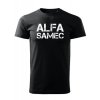 alfa samec triko black