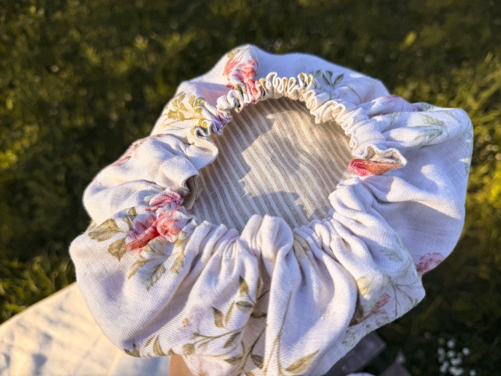Čepička na kynutí Vintage květiny / MAXI