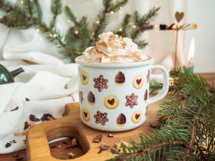 Porcelánový plecháček Cukroví / Vánoční edice