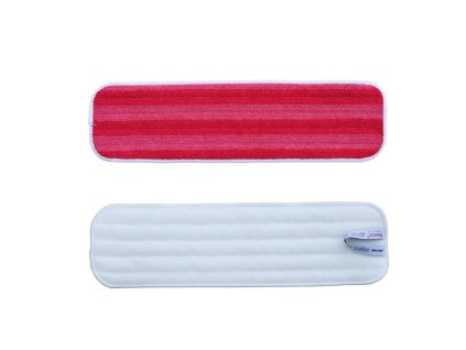 Mop na suchý zip Premium, 47 cm - mikrovlákno, červená (Barva červená)