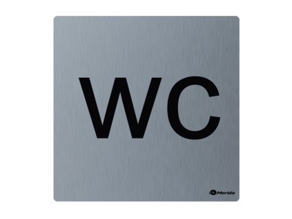 Piktogram Merida Stella - WC, matný nerez (Barva matný nerez)