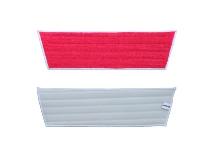 Mop na suchý zip Economy, 45 cm - mikrovlákno, červená (Barva červená)