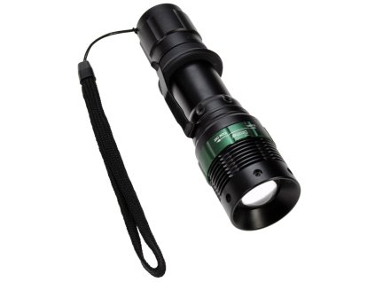 Kovová svítilna 3W CREE LED, černá (Barva černá)