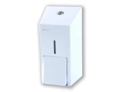 Dávkovač tekutého mýdla Merida Stella Mini 400 ml, bílá (Barva matný nerez)