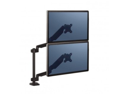Držák monitoru Fellowes Platinum 2 ramena nad sebou, černá (Barva černá)