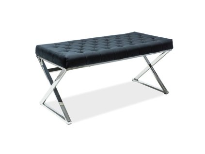 Lavice Onyx, černá / stříbrná (Barva černá)