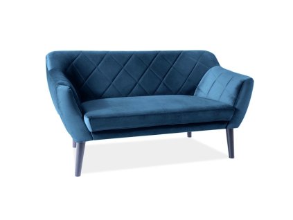 Pohovka Karo, dvojsedák, modrá / černá (výprodej) (Barva zelená)