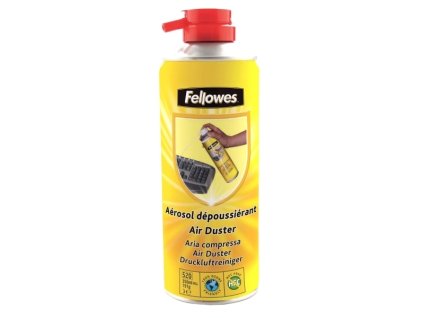 Stlačený vzduch Fellowes na čištění - 350 ml, žlutá (Barva žlutá)
