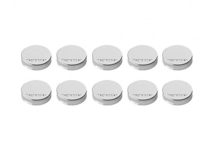 Magnety Magnetoplan 30 mm, stříbrná (Barva stříbrná)