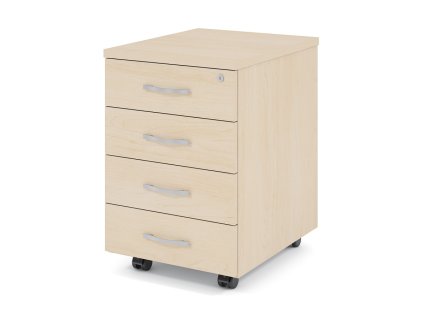 Kontejner Impress 40,6 x 50,1 cm - 4 zásuvky, javor (Barva javor)