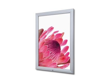 Venkovní uzamykatelná informační vitrína 70 x 100 cm - typ T, hliník (Barva hliník)