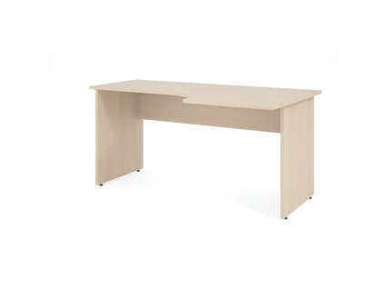 Ergonomický stůl Impress 160 x 90 cm, pravý, javor (Barva javor)