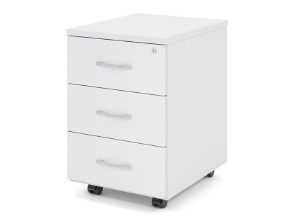 Kontejner Impress 40,6 x 50,1 cm - 3 zásuvky, bílá (Barva bílá)