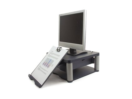 Podstavec pod monitor se zásuvkou/držákem dokumentů copyholder, grafit (Barva grafit)