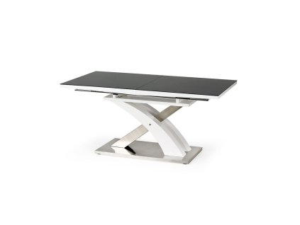 Jídelní stůl Sandor II, černá / bílá (Barva černá)