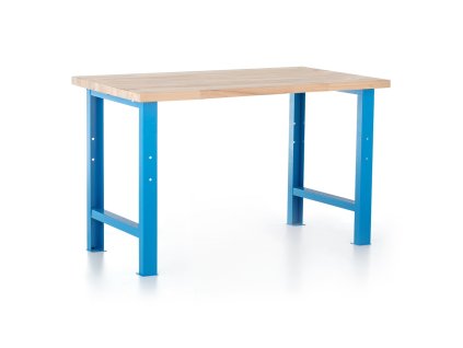 Dílenský stůl Basic, 120 x 80 cm, modrá - ral 5012 (Barva modrá - ral 5012)