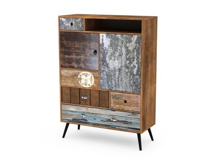 Komoda Mezo III, vícebarevná (Barva barevná)