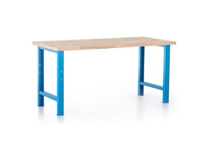 Dílenský stůl Basic, 170 x 80 cm, modrá - ral 5012 (Barva modrá - ral 5012)