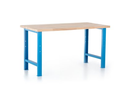 Dílenský stůl Basic, 150 x 80 cm, modrá - ral 5012 (Barva modrá - ral 5012)