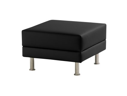 Taburet Notre Dame 2, černá / stříbrná (Barva černá)