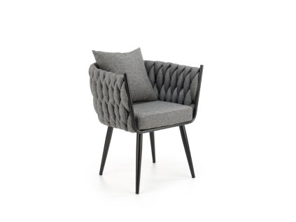 Křeslo Avatar, šedá / černá (Barva šedá)