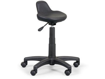 Laboratorní stolička, černá (Barva černá)