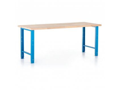 Výškově nastavitelný dílenský stůl 200 x 80 cm