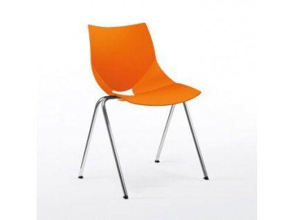 Plastová židle Sedia SHELL chrom