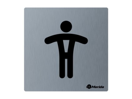 Piktogram Merida Stella - WC páni, matný nerez (Barva matný nerez)