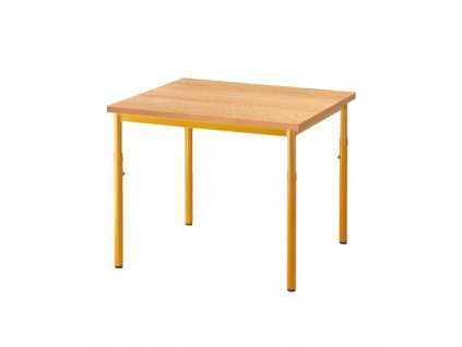 Školní stůl Comenius, 80x80 cm, pevný