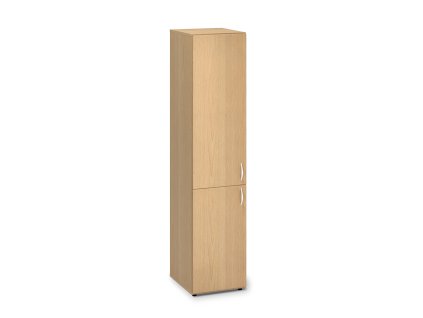 Vysoká úzká skříň ProOffice 40 x 47 x 178 cm, levá, buk (Barva buk)