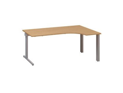 Ergonomický stůl ProOffice C 180 x 120 cm, pravý, buk (Barva buk)