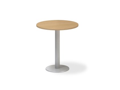 Jednací stůl ProOffice, průměr 70 cm, buk (Barva buk)