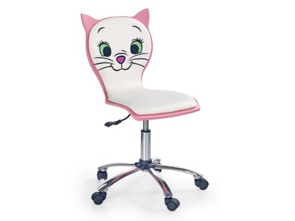 Dětská židle Kitty II, bílá / růžová (Barva bílá || růžová)
