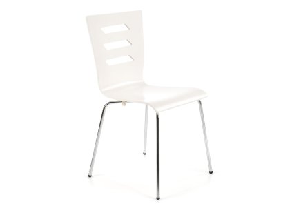 Jídelní židle Heaven, bílá / stříbrná (Barva bílá)