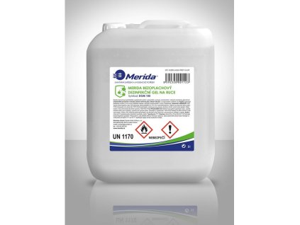Bezoplachový dezinfekční gel 5 l, čirá (Barva čirá)