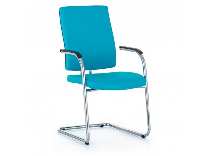 Konferenční židle Flash I Plus, modrá