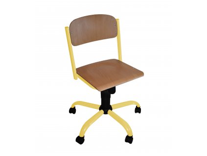 Školní židle na kolečkách