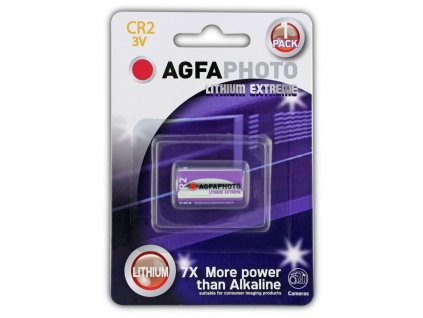 Lithiová fotobaterie AgfaPhoto CR2, 3 V, blistr 1 ks