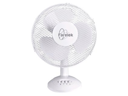 Stolní ventilátor Aragon, bílá (Barva bílá)